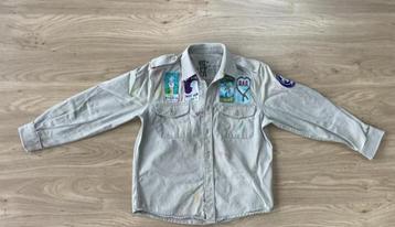 hemd Scouts en Gidsen overhemd scoutshemd 10 jaar