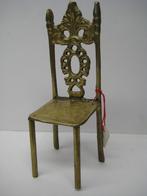 POPPENSTOELTJE MESSING, Antiek en Kunst, Ophalen of Verzenden