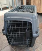 Bac/boîte de transport pour chien état neuf ton gris, Animaux & Accessoires, Comme neuf, Enlèvement