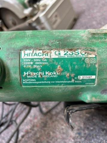 haakse slijpmachine hitachi  beschikbaar voor biedingen