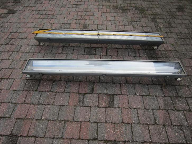 Industriële TL Armaturen, Doe-het-zelf en Bouw, Bouwverlichting, Lamp, Ophalen