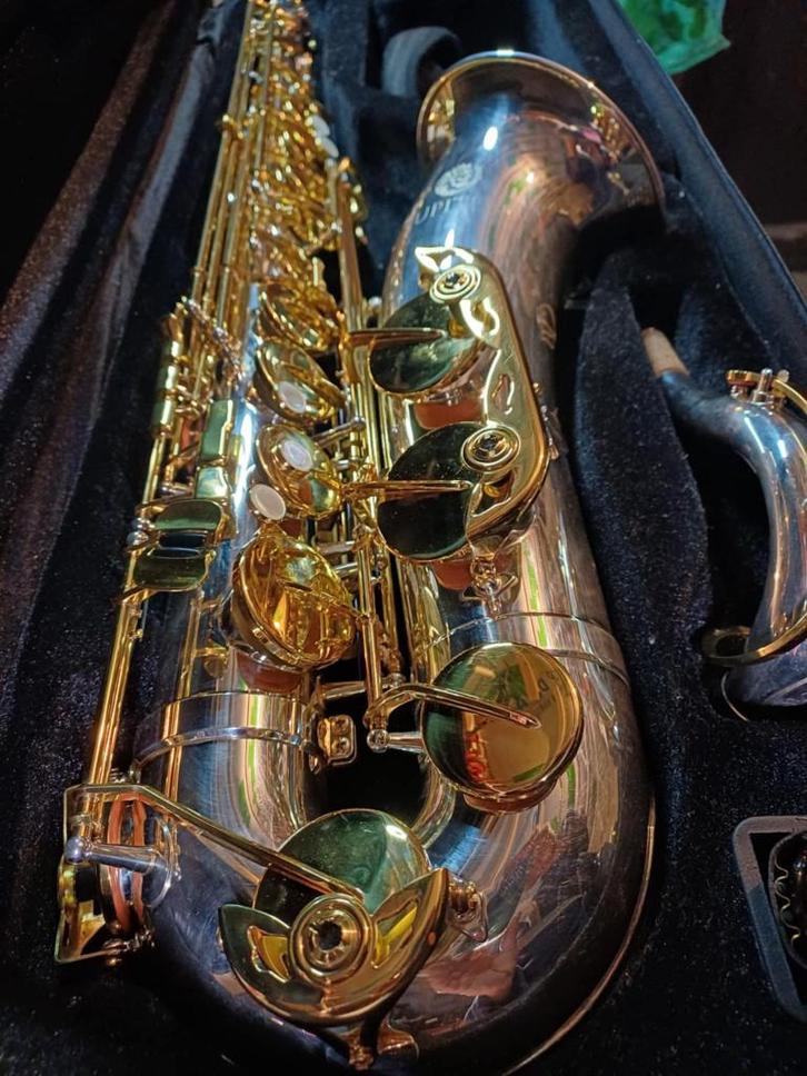 Saxophone ténor JUPITER JTS 1100 SGQ, Muziek en Instrumenten, Blaasinstrumenten | Saxofoons, Zo goed als nieuw, Tenor, Met koffer