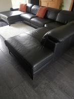 lederen hoeksalon, Huis en Inrichting, Ophalen, Leer