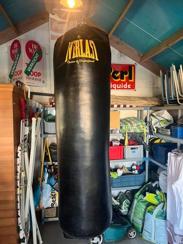 Bokszak + 2 paar handschoenen EVERLAST beschikbaar voor biedingen