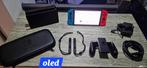 Nintendo Switch OLED-console + hoes: compleet + garantie, Games en Spelcomputers, Verzenden, Zo goed als nieuw
