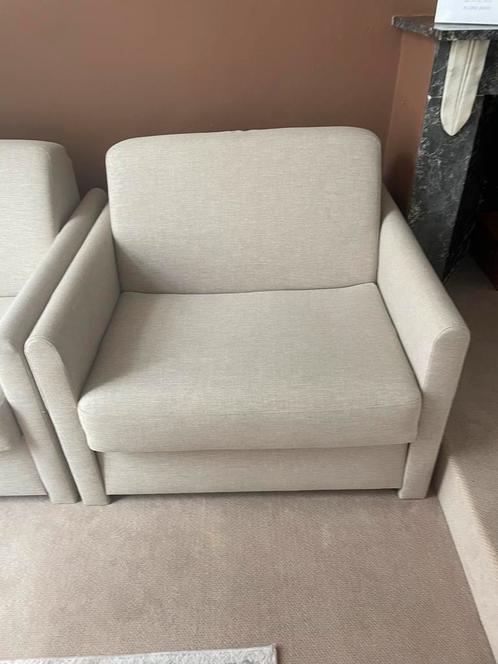 zetel Xena sola beige 80 cm 4 stuks, Huis en Inrichting, Zetels | Zetels en Chaises Longues, Zo goed als nieuw, Eenpersoons, Ophalen
