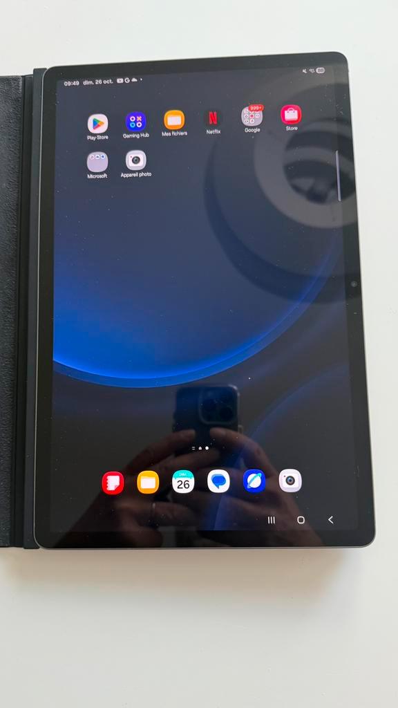 Samsung Galaxy Tab S9 FE+, Informatique & Logiciels, Android Tablettes, Comme neuf, Wi-Fi, 11 pouces, 128 GB, Enlèvement