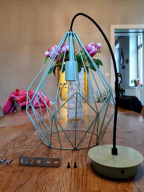 Trendy hanglamp, Huis en Inrichting, Lampen | Hanglampen, Zo goed als nieuw, Minder dan 50 cm, Metaal, Ophalen of Verzenden