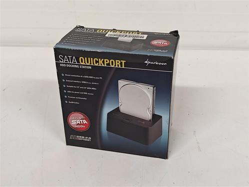 A6671. Sharkoon Sata Quickport HDD Docking Station, Computers en Software, Dockingstations, Gebruikt, Docking station, Ophalen of Verzenden