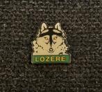 PIN - LOZERE - FRANCE - FRANKRIJK - WOLF - LOUP, Collections, Utilisé, Envoi, Ville ou Campagne, Insigne ou Pin's