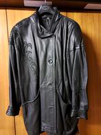 lederen damesjas, Kleding | Dames, Ophalen, Zo goed als nieuw, Maat 38/40 (M), Zwart