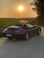 Porsche 911 997 3.8 Carrera 4S Cabriolet, Auto's, Porsche, Automaat, Cabriolet, Blauw, 2 deurs