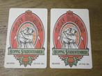 2 BIERVILTJES CON DOMUS HOPPIG STUDENTENBIER BLOND, Verzamelen, Ophalen of Verzenden, Nieuw, Viltje(s)