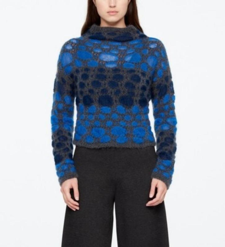 Pull bleu et gris mohair Sarah Pacini comme neuf, Vêtements | Femmes, Pulls & Gilets, Comme neuf, Bleu, Enlèvement ou Envoi