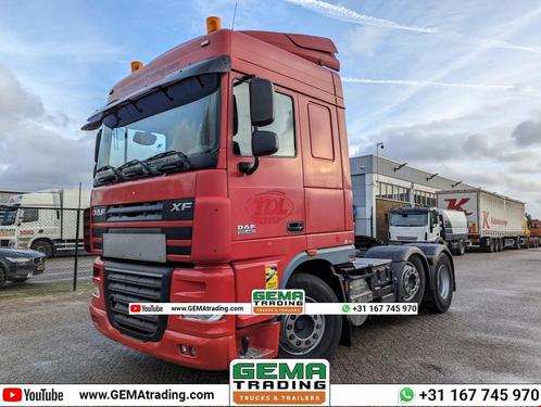 DAF FTG XF105.460 6x2/4 Spacecab Euro5 ATe - Automatic - Nat, Auto's, Vrachtwagens, Bedrijf, ABS, Airconditioning, Cruise Control