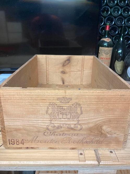 Lege wijnkisten van topdomeinen, Verzamelen, Wijnen, Zo goed als nieuw, Champagne, Ophalen