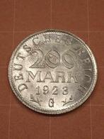 DUITSLAND WEIMAR 200 Mark 1923 G, Postzegels en Munten, Duitsland, Ophalen of Verzenden, Losse munt