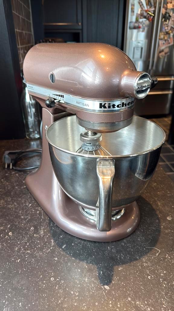 Kitchenaid met toebehorden, Elektronische apparatuur, Keukenmixers, Gebruikt, 3 snelheden of meer, Ophalen
