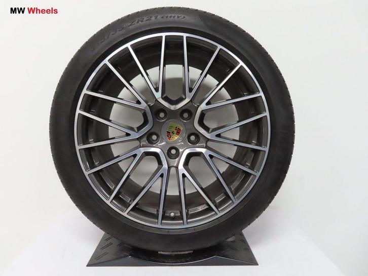 Porsche 21 inch Origineel velgen Cayenne Coupe zomerbanden, Auto-onderdelen, Banden en Velgen, Banden en Velgen, Zomerbanden, 21 inch