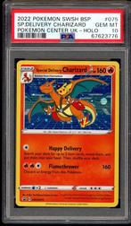 Special Delivery Charizard Pokemon Center UK PSA 10 SWSH075, Hobby en Vrije tijd, Verzamelkaartspellen | Pokémon, Verzenden, Zo goed als nieuw