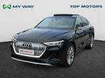 Audi e-tron Sportback 300 KW*S-LINE*QUATTRO*PANODAK*VIRTUELE, Auto's, Automaat, Overige modellen, Lederen bekleding, Zwart