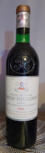 Château Pape-Clèment 1980, Collections, Vins, Pleine, France, Enlèvement ou Envoi, Vin rouge