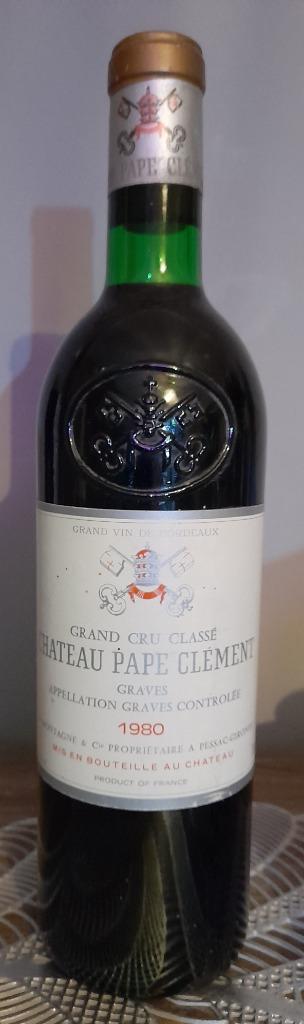 Château Pape-Clèment 1980, Collections, Vins, Neuf, Vin rouge, France, Pleine, Enlèvement ou Envoi