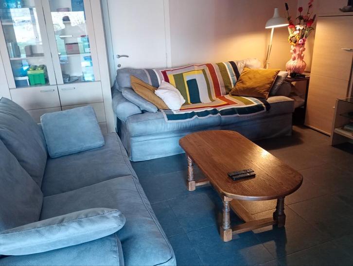 Salonzetels drie en tweezit, Maison & Meubles, Canapés | Coins salons complets, Comme neuf, Enlèvement