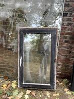 Houten raam - meranti, Gebruikt, Raamkozijn, 150 tot 225 cm, Inclusief glas