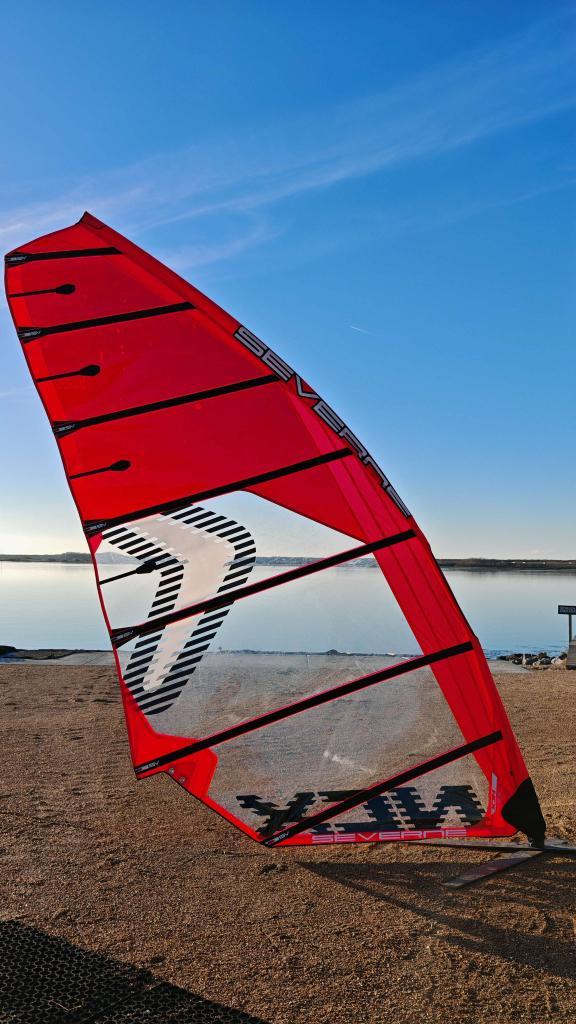 Severne NCX 6.3 2025 | windsurf zeil, Watersport en Boten, Windsurfen, Gebruikt, Zeil, Met draagtas, 5 tot 7 m², Ophalen of Verzenden