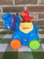 FISHER PRICE RIJDENDE OLIFANT MET GELUID, Kinderen en Baby's, Speelgoed | Fisher-Price, Ophalen of Verzenden, Zo goed als nieuw