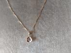 Collier en or 18 carats, Ophalen of Verzenden, Zo goed als nieuw, Met edelsteen, Goud