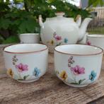 Chinees theeservies met theepot en 6 koppen, Antiek en Kunst, Ophalen of Verzenden