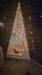 Doe een bod op de Mooie houten kerstboom met ledlampjes, Enlèvement