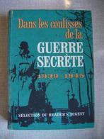 Livre: Dans les coulisses de la guerre secrète 1939-1945, Ophalen, Landmacht, Boek of Tijdschrift