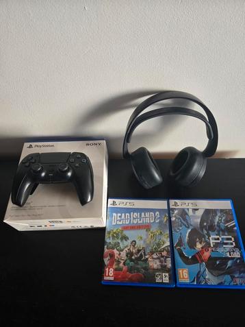 Accessoires ps5 + jeux disponible aux enchères