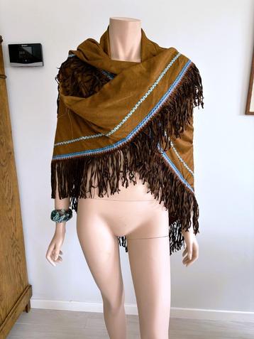  Boho Omslagdoek / Sjaal met Franjes – Daimlook  beschikbaar voor biedingen