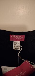 Robe de soirée noire, NOUVELLE ! - dentelle, taille 42, Changes by Together, Enlèvement, Longueur genou, Noir