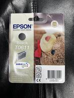 Cartouche d'encre noire EPSON T0611, Ophalen of Verzenden, Nieuw, Cartridge, Epson