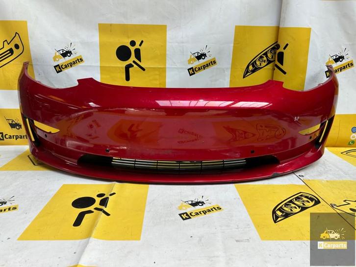 TESLA MODEL 3 III Voorbumper 6xpdc 151996500A 2019+, Auto-onderdelen, Carrosserie, Bumper, Voor, Gebruikt