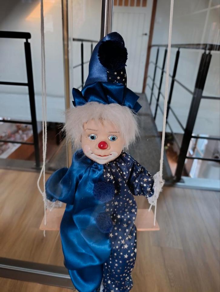 Clown op schommel, Kinderen en Baby's, Kinderkamer | Inrichting en Decoratie, Gebruikt, Ophalen of Verzenden