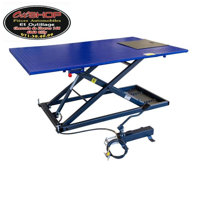 Table élévatrice moto 675kg pneumatique, Auto diversen, Autogereedschap, Nieuw, Ophalen