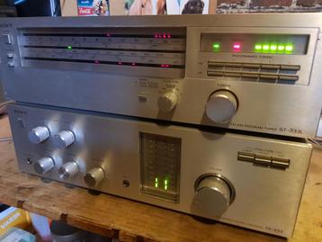 Sony TA 333 amplifier + ST 333L tuner beschikbaar voor biedingen