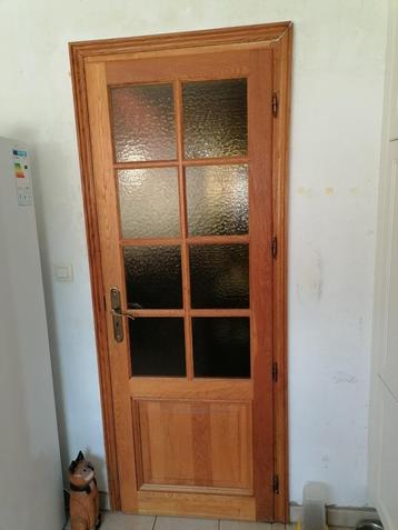 Deuren met massief eikenhouten glas beschikbaar voor biedingen