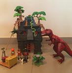 Playmobil Dinos basiskamp anvonturiers met T-Rex 9429, Complete set, Zo goed als nieuw, Ophalen