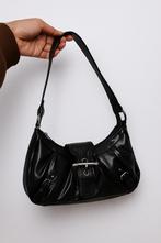 Sac à bandoulière noir effet cuir, Handtassen en Accessoires, Tassen | Damestassen, Ophalen of Verzenden, Zo goed als nieuw, Wit