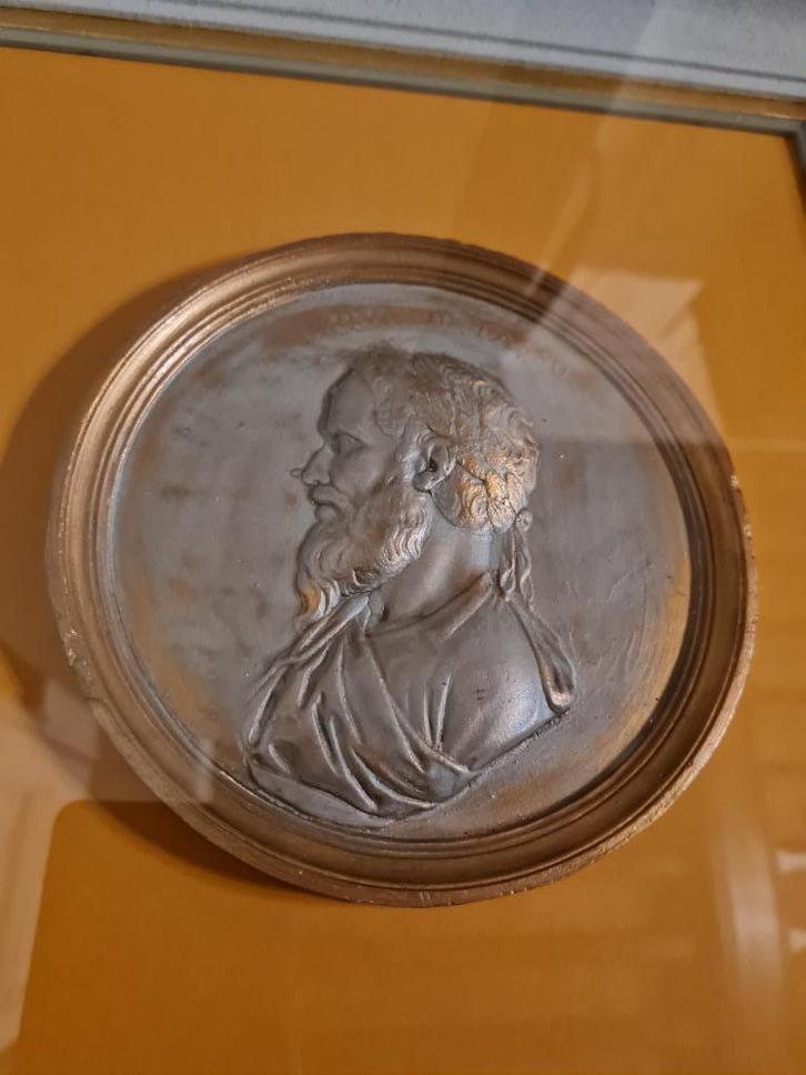 Bas reliëf TORQUATO TASSO Italian Poët - Dichter - in lijst, Antiek en Kunst, Kunst | Schilderijen | Klassiek, Ophalen of Verzenden