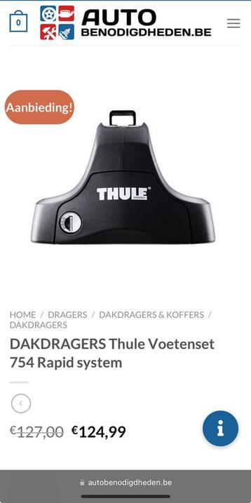 Voetenset thule 754, Enlèvement