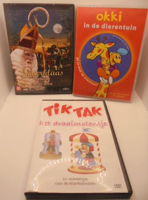 KINDERMIX OKKI, TIK TAK EN SINTERKLAAS, Cd's en Dvd's, Dvd's | Kinderen en Jeugd, Gebruikt, Film, Avontuur, Alle leeftijden, Ophalen of Verzenden