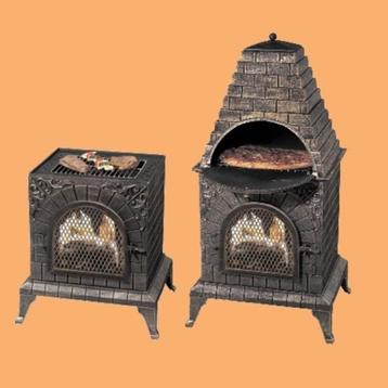 Houtkachel, terraskachel, barbecue, pizzaoven beschikbaar voor biedingen